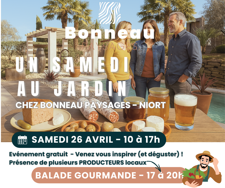 Un samedi au jardin à Niort le 26 AVRIL 2025
